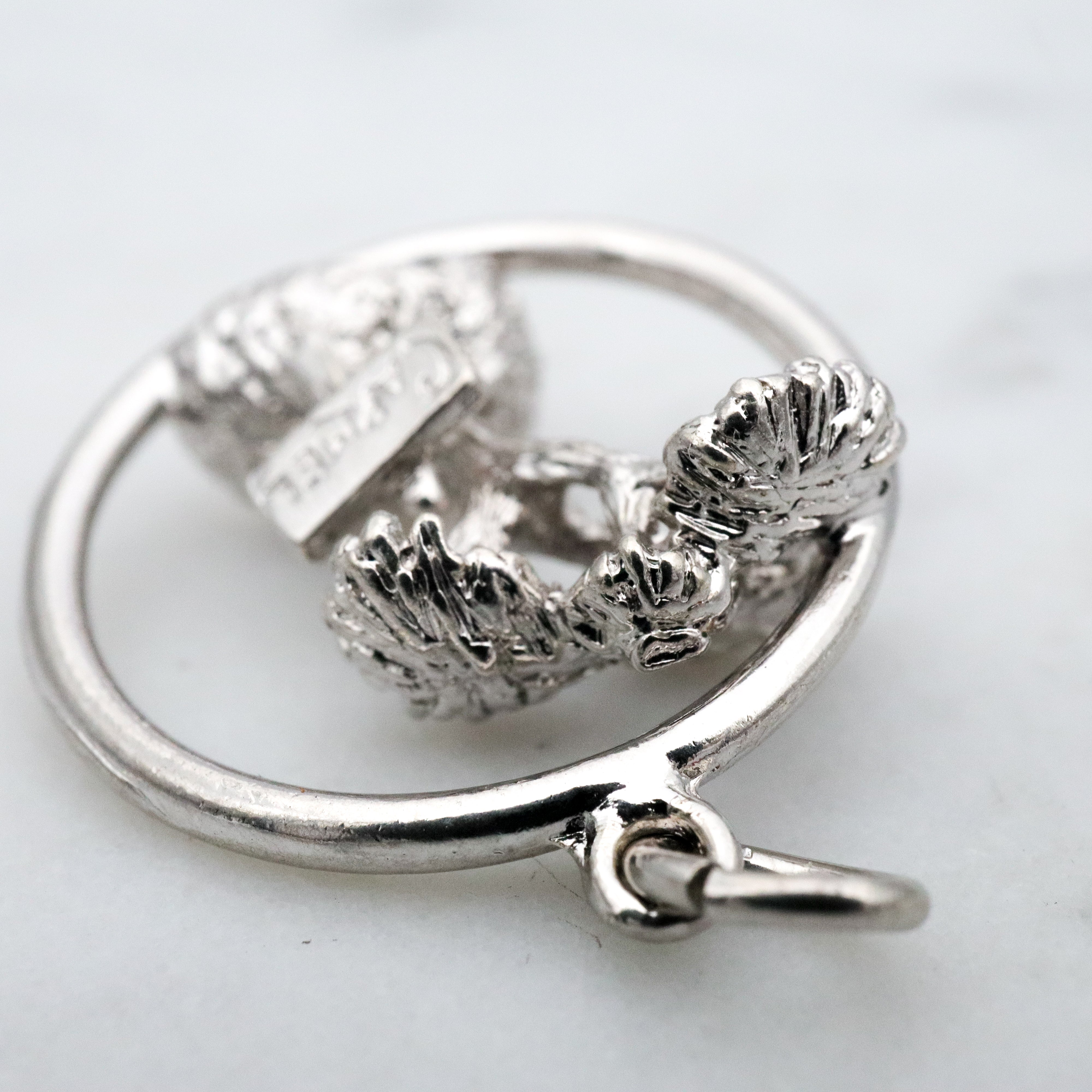 Vintage sterling "Carmel" tree pop-out charm pendant